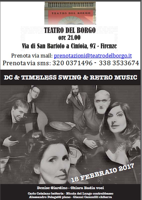 Dc &Timeless Swing & Retro Music - 18 febbraio 2017 ore 21.00